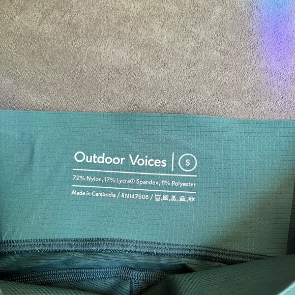 TechSweat Core Short - Outdoor Voices - Green - SMALL - Picture 3 of 8